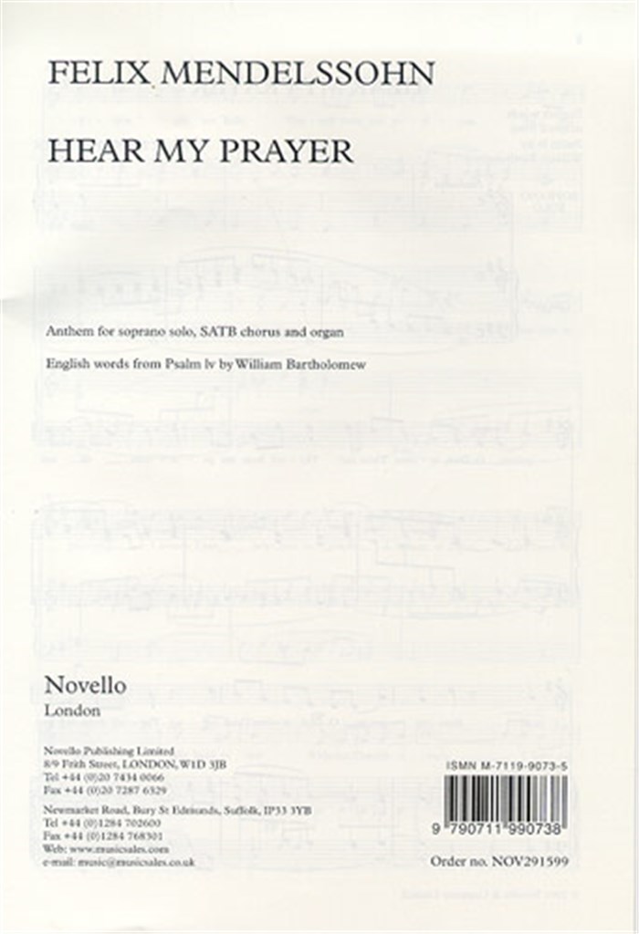 Hear My Prayer (Soprano/SATB)